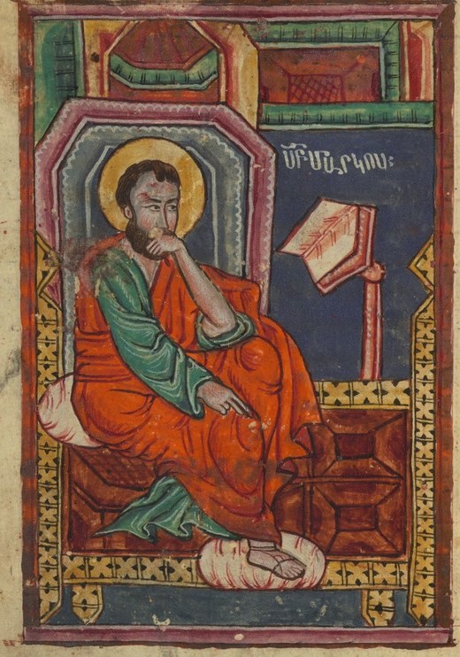 The Evangelist St. Mark with his book